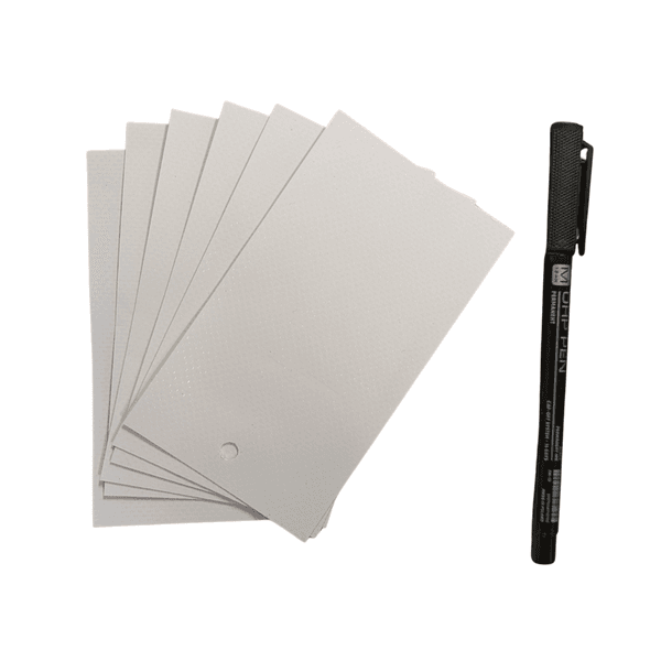 Hovedbilde 6 STK TEINEMERKER M/TUSJ