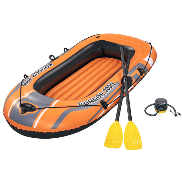 Gummibåt Kondor 2000 m/årer og pumpe